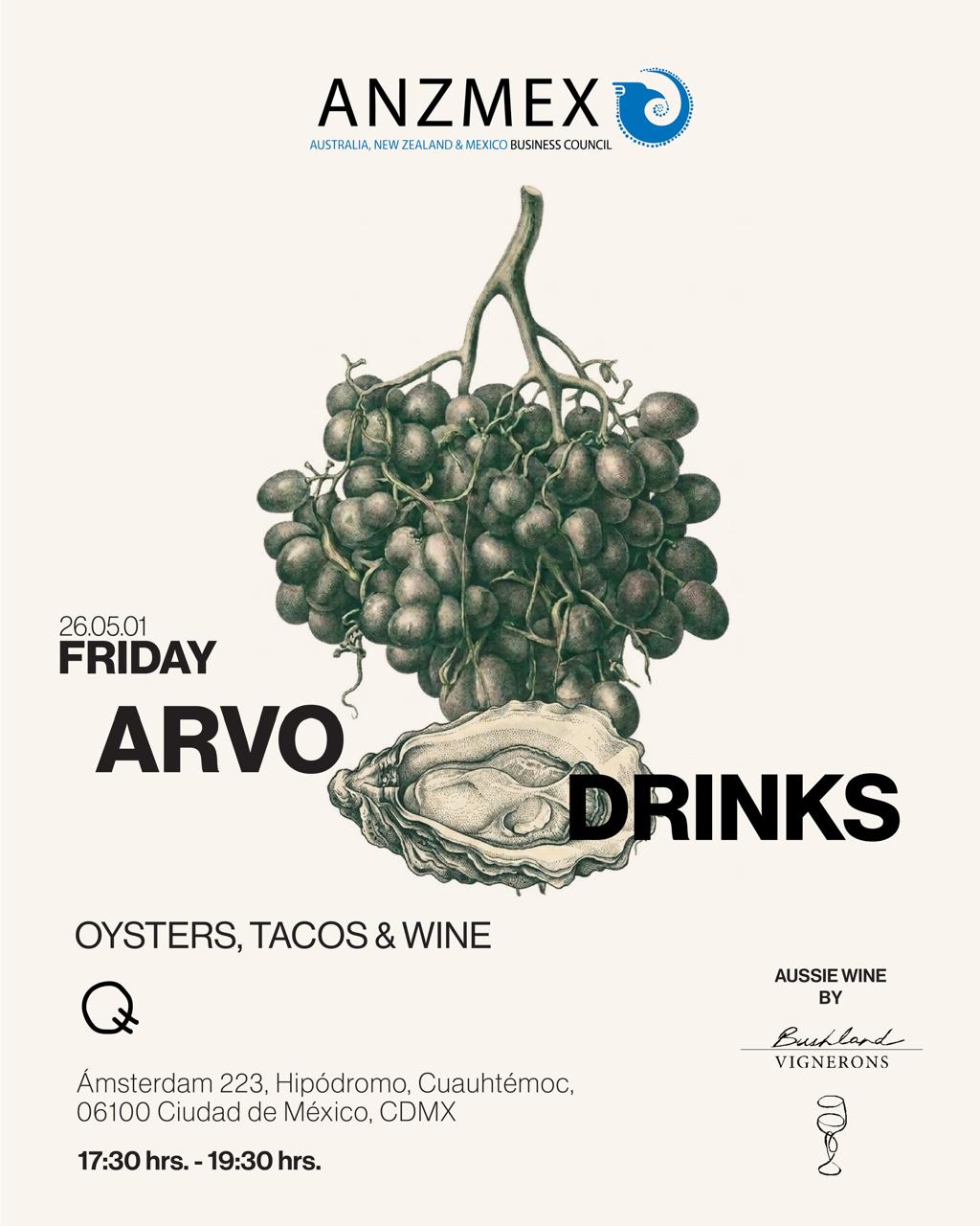 Friday Arvo Drink Series – Anzmex.org